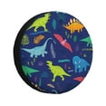 thumbnail image 1 of Fotbe Dinosaurs Funda de Llanta de Repuesto con Estampado, Engrosada, Ajuste Universal para Jeep, Remolque, RV, SUV, Camión-14 inch, 1 of 6