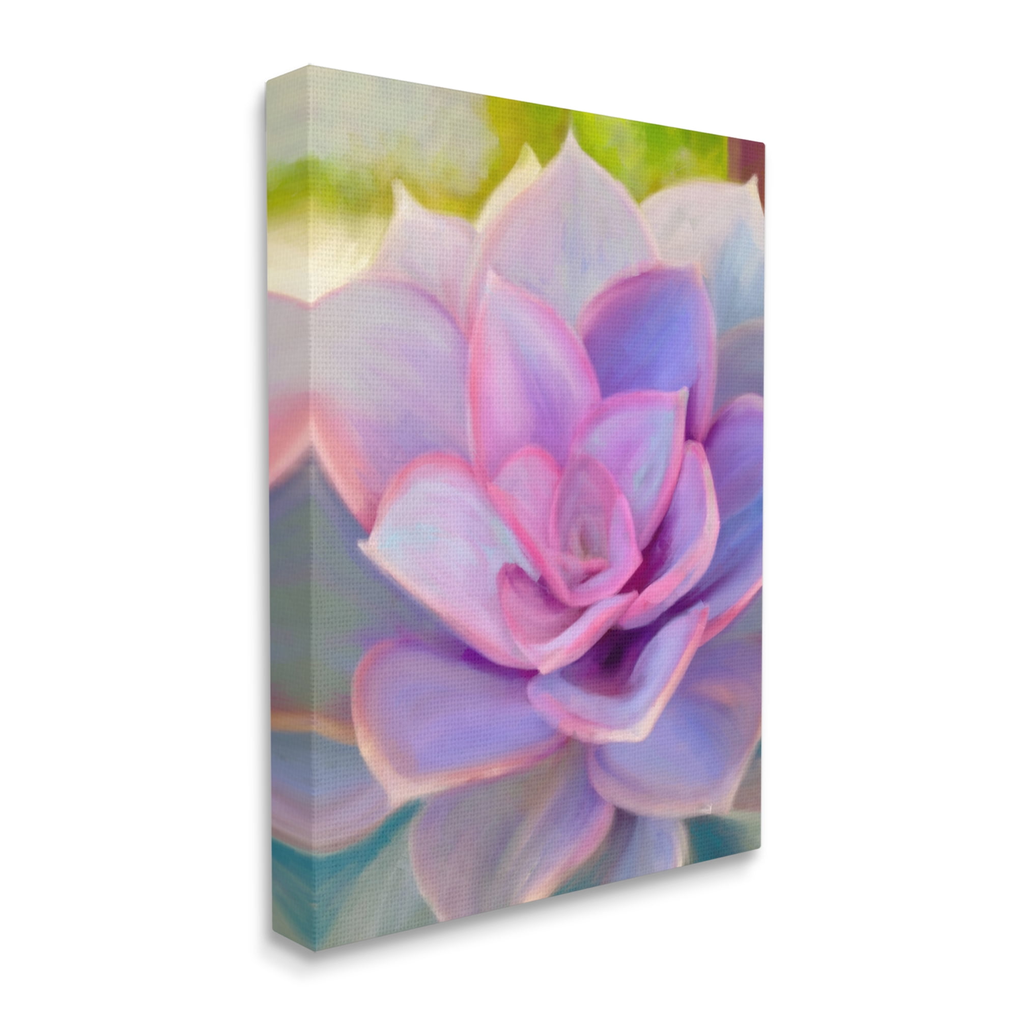 Stupell Industries Purple Plant Leaves Botanical & Floral Painting Gallery Wrapped Canvas Print Wall Art, 16 x 20