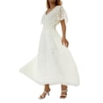 thumbnail image 4 of Txlixc Vestido de playa de verano de manga corta Txlixc  moda, 4 of 9