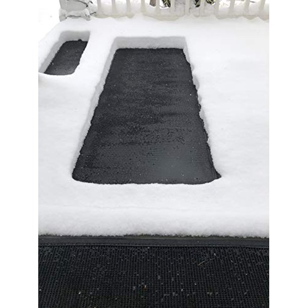 Commercial Snow Melting Heated Walkway Mat 120V, 310 Watts, 2 ft W x