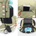 thumbnail image 3 of Mochila Bseash Impermeable para Senderismo y Camping 40L (Verde Menta), 3 of 9