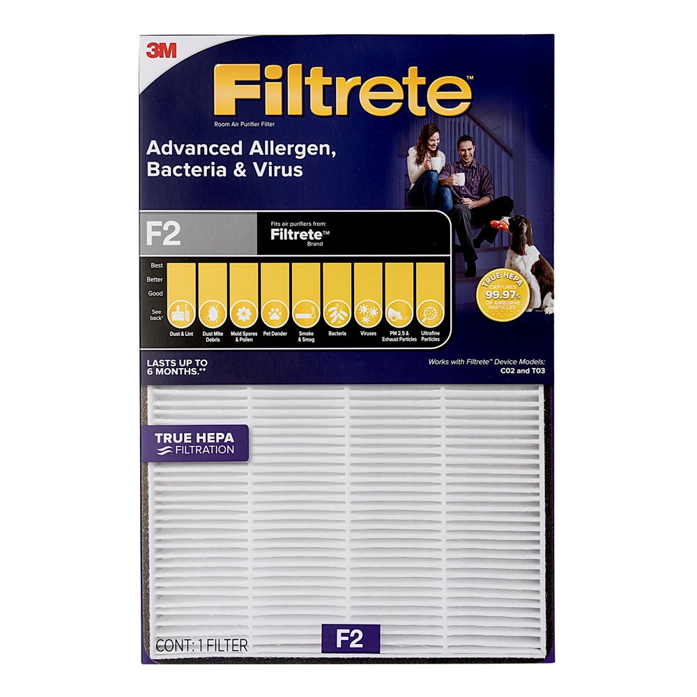 Filtrete Advanced Allergen, Bacteria & Virus True HEPA Room Air