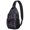 Purple Halloween Ghost, variant on Sling Backpack,Purple Halloween Ghost Pumpkin Skull Pattern Sling Bag with Water Bottle Holder,Waterproof Sling Bag for Men/Women with Headphone Jack for Hiking,Travel