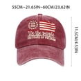 thumbnail image 3 of Men'S Hats Classic Embroidered Anniversary Baseball Cap Adjustable Snapback Hat for Men and Women, 3 of 7