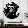 thumbnail image 4 of Reloj de pared con disco de vinilo musical, reloj de pared Retro nostálgico de conejito, reloj de vinilo, decoración de pared de salón, regalos únicos para amantes de la música Feliz Sencillez, 4 of 5