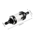 thumbnail image 3 of Filtro De Combustible De Gas Universal 8 Mm Aceite De Gasolina Para Motocicleta Coche, 3 of 8