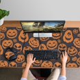 thumbnail image 4 of Long Mouse Pads for Desk,Classic Halloween Pumpkins Pattern Desk Mats on Top Of Desks, Desk Mouse Pad Extra Large with 3mm Non-Slip Base and Stitched Edge for Gaming,Office,Work,Home 47.3"x23.6", 4 of 6