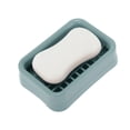 thumbnail image 5 of Unique Bargains 1 Pc Soap Dish Double Layer Grid Soap Holder for Bathroom Blue, 5 of 6