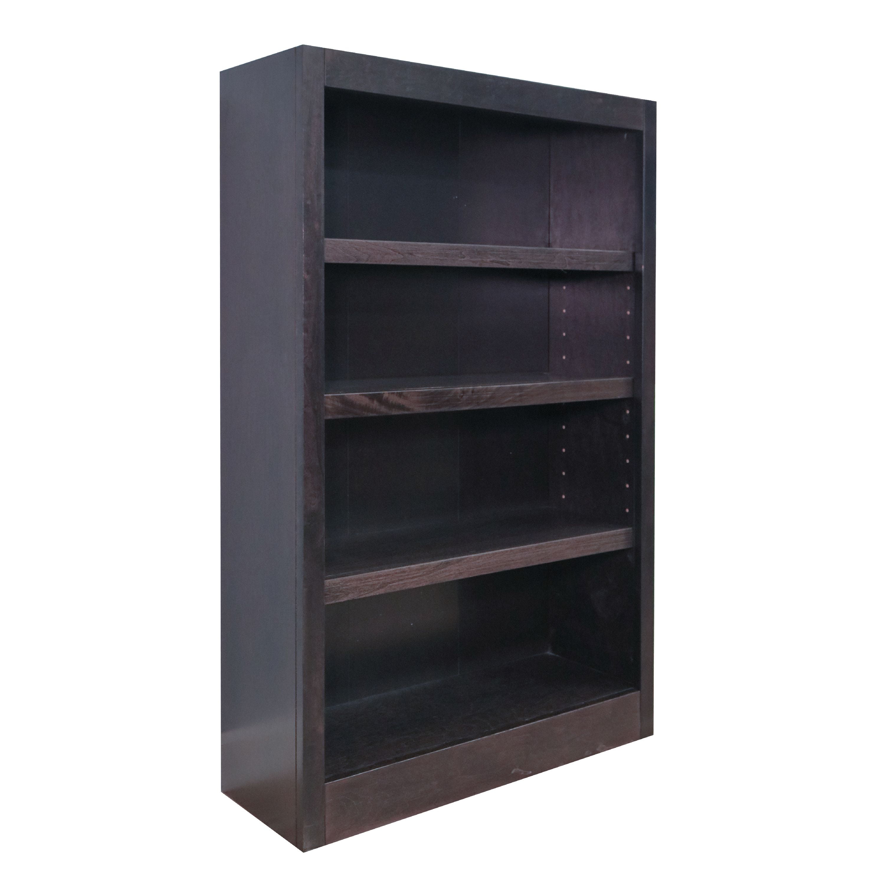 Concepts In Wood 4 Shelf Bookcase, 48 4 Shelf Bookcase Oak Prepac