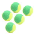 thumbnail image 4 of Tennis Ball Set, Compact Size Easy To Hold Rubber Elastic Balls  Resilience Environmental Friendly 5PCS 6cm Diameter Pressure Relief  For Office Games Orange,Green, 4 of 8