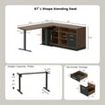 thumbnail image 6 of ModernMate 67" L Shaped Standing Desk with File Cabinets, AC/USB, Electric Adjustable Height Executive Desk, Office Computer Desk for Home and Office, 6 of 6