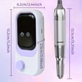 thumbnail image 5 of 35000RPM Electric Nail Drill, Rechargeable Nail File with Base & Drill Bits, Professional Acrylic Nail Remover for Salon Home Use, 5 of 6