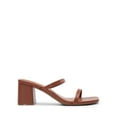 thumbnail image 2 of DREAM PAIRS Sandal Heels for Women Low Square Open Toe Block Chunky Heels Slip On Slides Mules for Party Homecoming Daily, 2 of 4