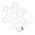 thumbnail image 2 of Shisuyan 1Pc Snowflake Lights Projector Decorative Lighting White Plastic Christmas Home Decor, 2 of 8