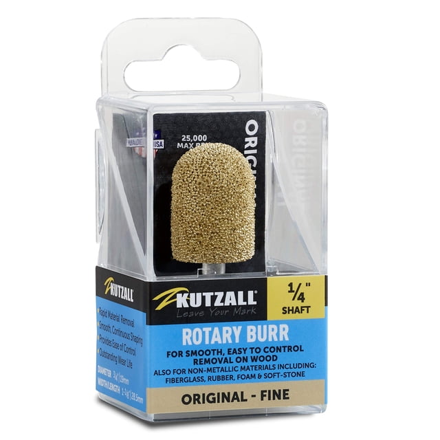 Rotary Burr Kutzall, original, punta esférica, carburo de tungsteno fino