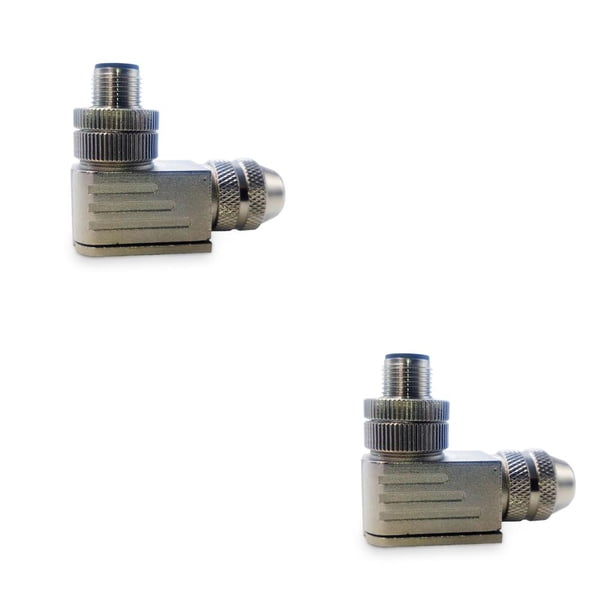 Riwesomey Conector de aviación en forma de L de 8 núcleos, aislamiento IP67, máquina impermeable, fabricación de paneles de tráfico ferroviario, Type1 NO1 Riwesomey CBP213175