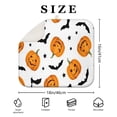 thumbnail image 4 of Halloween Pumpkins Bats and Stars Dish Drying Mat for Kitchen 1 Pack, Ultra Absorbent Microfiber Dishes Drainer Mats,16x18in(41x46cm), 4 of 6