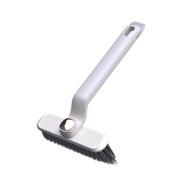 Brosse Rotative Multifonctionnelle pour Carreaux de Céramique - Deux en un à Poils Durs pour le Nettoyage de la Cuisine, Sans Zones Mortes