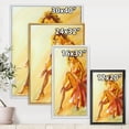 thumbnail image 4 of Warm Coloured Flamenco Woman Dancer 24 in x 32 in Framed Painting Canvas Art Print, by Designart, 4 of 5