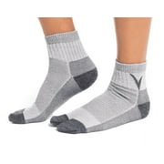 V-Toe Wool Light Grey Casual or Hiking Flip-Flop Tabi Big Toe Chaco Socks
