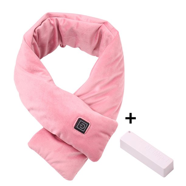 Bufanda eléctrica para hombre y mujer, chal de terciopelo con Usb, calentador de cuello suave, para invierno Fivean unisex