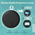 thumbnail image 4 of For Marine Radio Cover MP3 MP5 FM Boat Radio Soft Silicone Protector Waterproof Suit for UTV ATV SPA RZR B, 4 of 9