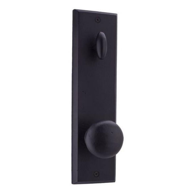 Weslock 07900--F2SL20 Wexford Intérieur Jeu de Poignées Monocylindre pour Greystone Ou Rockford avec Verrou Réglable & Rond Coin Grèves&44; Noir