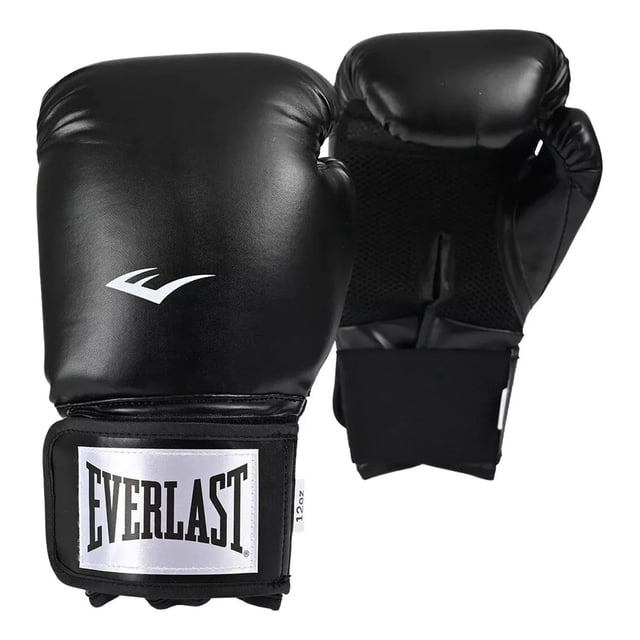 Guantes Box Everlast Clasico Negro 12 oz