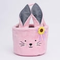 thumbnail image 5 of SomWiBe Portable Storage Bow Basket Basket Easter Rabbit Bucket Decoration Home Textile Storage, 5 of 5