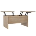 thumbnail image 1 of Mesa de café VidaXL Sonoma de madera de roble diseñada, 80 x 50 x 42 cm, 1 of 9