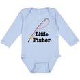 thumbnail image 3 of Inktastic Little Fisher Fishing Boys or Girls Long Sleeve Baby Bodysuit, 3 of 5