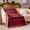 Red & Black Plaid, variant on ICEANT 50x60 inch Christmas Fleece Throw Blanket for Home Decor: Red and White Elk Pattern Design on Luxurious Plush Fabric, Perfect for Snuggling on Sofa, Chair or Bed