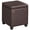 Deep Burgundy, variant on SONGMICS Square Storage Ottoman, Foot Stool Footrest with Legs, Ottoman Cube, 16.9 x 16.9 x 18.1 Inches, Synthetic Leather, Coffee Brown