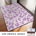 thumbnail image 3 of Pink and Purple Of Leopard Print Door Rugs,Washable Non Slip Door Mats Indoor,Decorative Door Mats,Entry Mat Indoor for Entrance,Bedroom,Kitchen,Bathroom,20"x32", 3 of 6