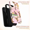 thumbnail image 4 of Curious Monkey Adventure Phone Case, Fun Playful Cartoon Animal Pattern for iPhone 16 15 14 13 12 11 Pro Max Plus Mini, 4 of 6