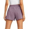 thumbnail image 6 of Cueply Women's Running Shorts High Waisted Athletic Gym Workout Shorts with Liner Zipper Pockets, 6 of 7
