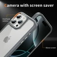 thumbnail image 2 of Compatible with iPhone 16 Pro Max Clear Phone Case,Drop Protection Anti-fall Rugged Heavy Duty Shockproof Military Protective Tough Durable Transparent Phone Case Cover,Gray, 2 of 7