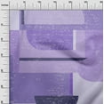 thumbnail image 3 of oneOone Cotton Silk Medium Purple Fabric Geometric Abstract Random Shapes Sewing Material Print Fabric By The Yard 42 Inch Wide, 3 of 4