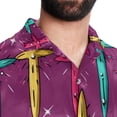 thumbnail image 5 of Easter Cross Men's Short Sleeve Poplin Shirt, Casual Printed Beach Button Down Summer Unisex Shirts, 5 of 6
