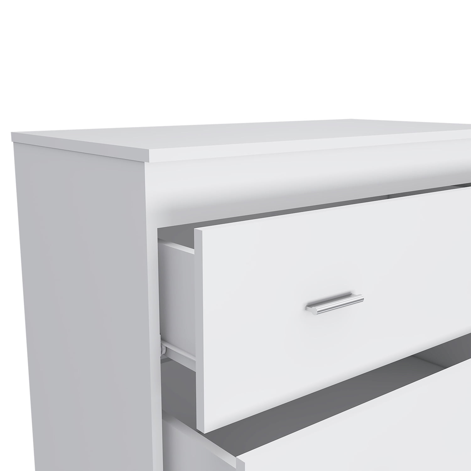 Kadyn Chest of Drawers, Dresser with Three Drawer, Storage Cabinet for Bedroom, White Nightstand Kadyn Chest of Drawers, Dresser with Three Drawer, Storage Cabinet for Bedroom, White Nightstand