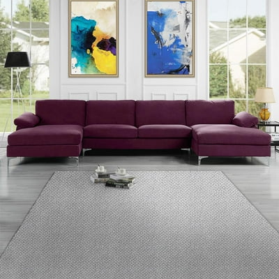Large 2024 purple sectional
