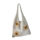 thumbnail image 5 of Bolso de mano de punto bajo el brazo, elegante bolso hobo bordado para citas callejeras junto al mar. Albaricoque, 5 of 9