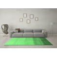 thumbnail image 3 of Ahgly Company Indoor Square Abstract Emerald Green Modern Area Rugs, 4' Square, 3 of 4