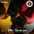thumbnail image 3 of Bocina Lity Portátil Con Bluetooth 5.3, 30w, Duración 12 Hrs, 3 of 5