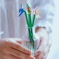 thumbnail image 3 of Hadanceo Glass Flower Craft Ornamental Multi-color Glass Miniature Flower Decor for Valentine Day, 3 of 8