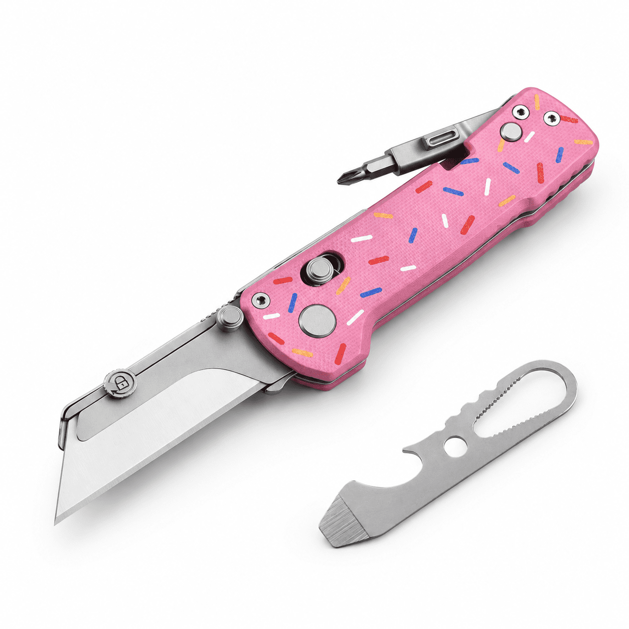 U1 Pro Doughnut Color Folding Multitool Utility with Magnetic Bit Driver