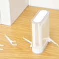 thumbnail image 2 of Caja de almacenamiento automática Sunnimix para atención bucal Comedor Blanco Soporte de almacenamiento de hilo dental, 2 of 8