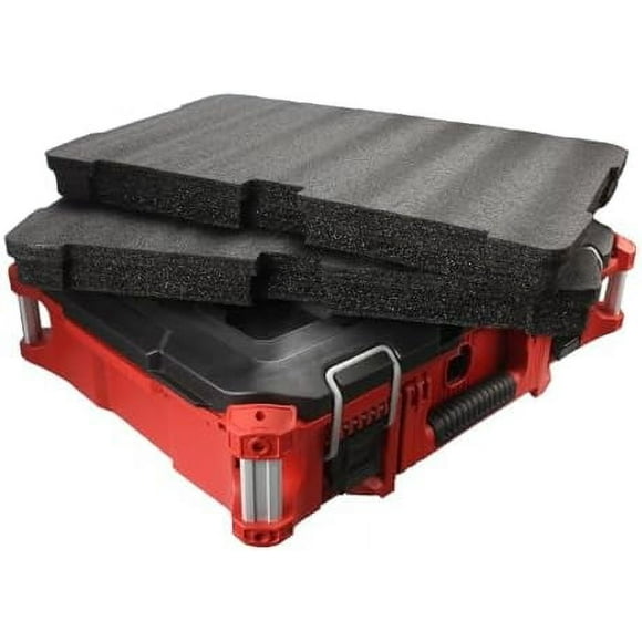 48-22-8451 Packout Foam Inserts for Milwaukee Packout Drawer Tool Boxes, Compatible with 48-22-8424, Black -2 Pcs Red Red