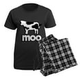 thumbnail image 5 of CafePress - Cow Moo Women's Dark Pajamas - Women's Short Sleeve Print T-Shirt and Pants Dark Cotton Pajama Set, 5 of 7