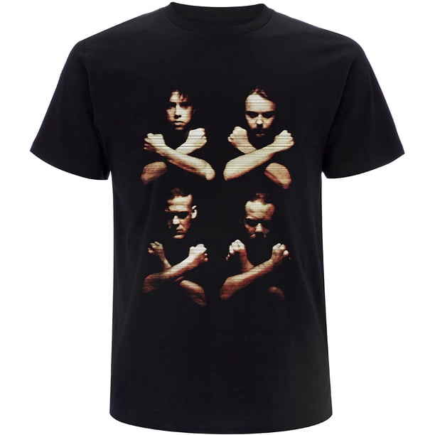 Metallica - Camiseta Birth Death Brazos Cruzados de Algodón para Adultos Unisex (Negro)